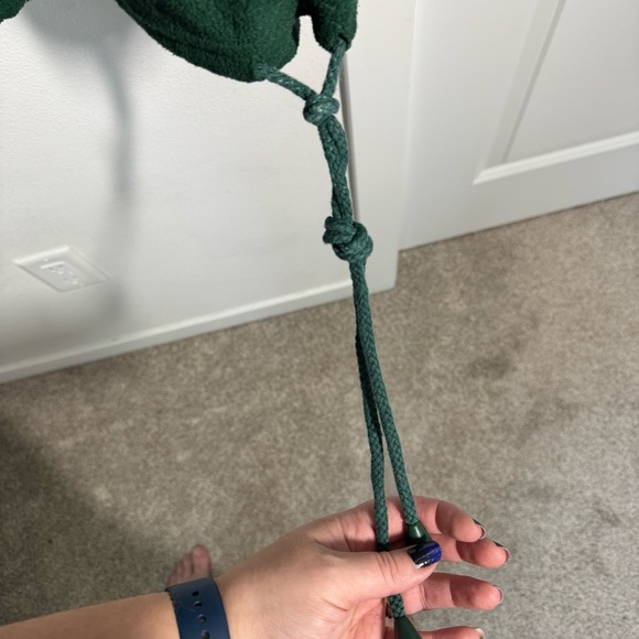 Disney Green Fleece Hoodie Sweatshirt Size XL Winnie the Pooh Disneyland Tigger - Picture 5 of 10